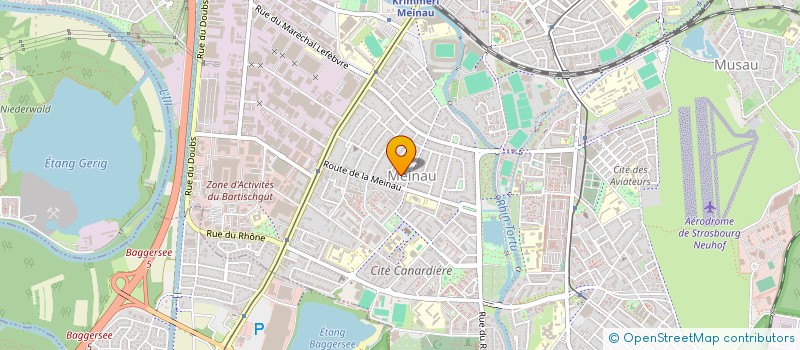 localisation de l'entreprise MEDZ à STRASBOURG
