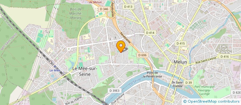 localisation de l'entreprise MEE CLIM  EVRY-COURCOURONNES