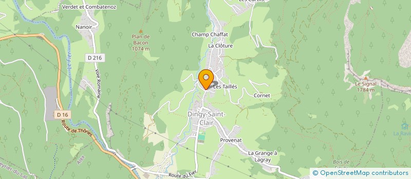 localisation de l'entreprise MEEDI  DINGY-SAINT-CLAIR