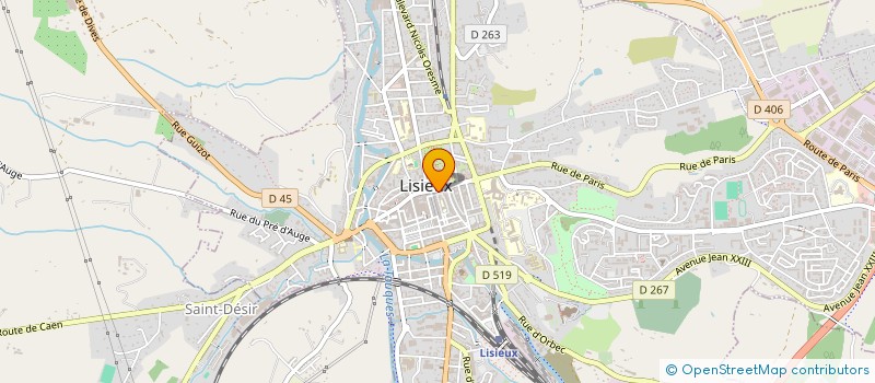 localisation de l'entreprise MEEK WOOD  LISIEUX