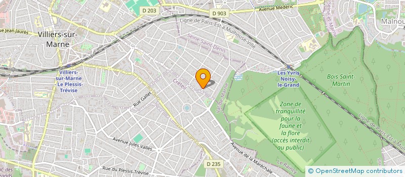 localisation de l'entreprise MEELISA  VILLIERS-SUR-MARNE