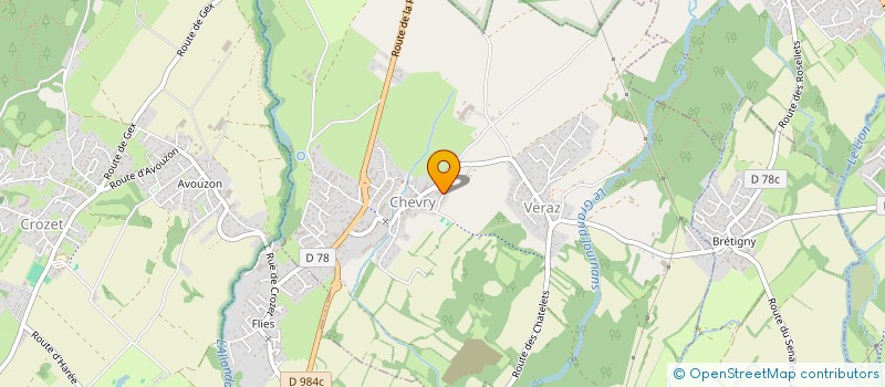 localisation de l'entreprise MEELL  CHEVRY