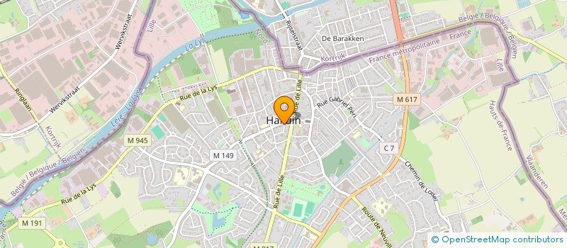 localisation de l'entreprise MEELTING STYLE  HALLUIN