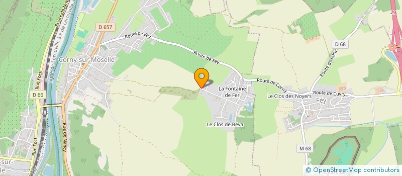 localisation de l'entreprise MEEN'S  CORNY-SUR-MOSELLE