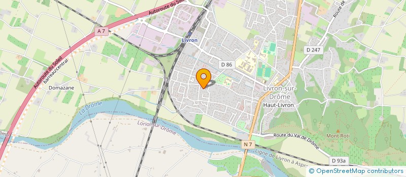 localisation de l'entreprise MEENS INVEST  LIVRON-SUR-DROME