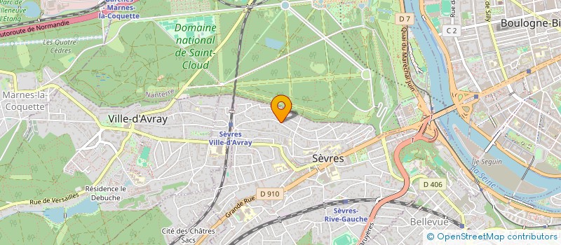 localisation de l'entreprise MEENUTS à SEVRES