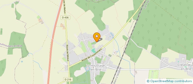 localisation de l'entreprise MEEPLDEV  LA HOUSSAYE-EN-BRIE