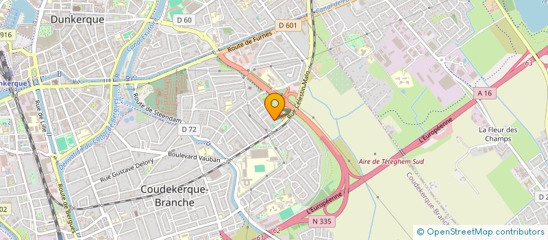 localisation de l'entreprise MEEPLES & CIE  COUDEKERQUE-BRANCHE