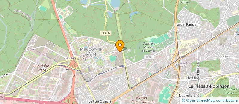 localisation de l'entreprise MEERS à CLAMART