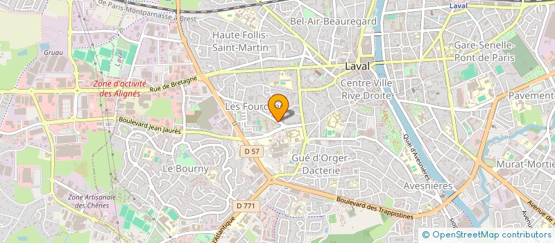 localisation de l'entreprise MEERWEB à LAVAL