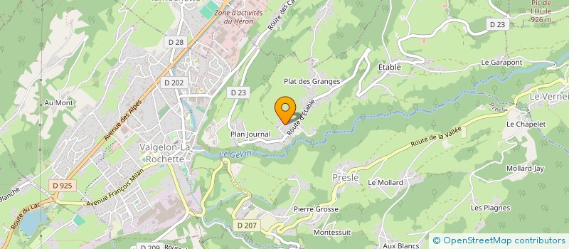 localisation de l'entreprise MEET  VALGELON-LA ROCHETTE