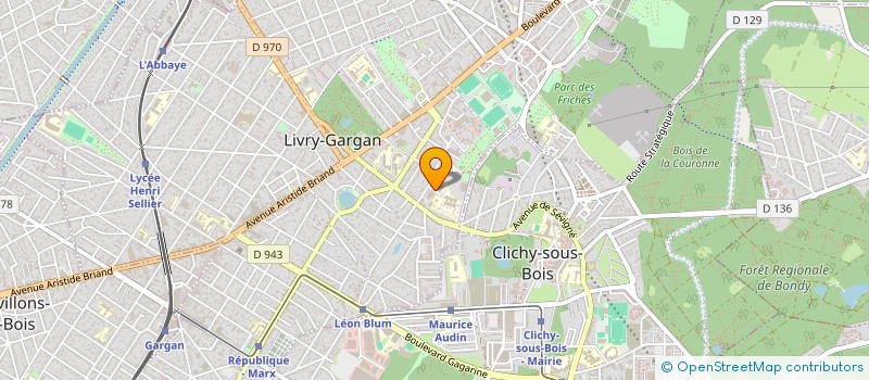 localisation de l'entreprise MEET GROUP à LIVRY-GARGAN