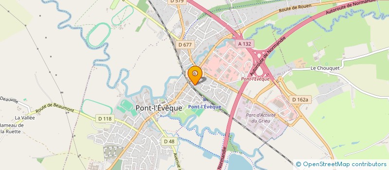 localisation de l'entreprise MEET-UP BUSINESS CLUB NORMANDIE  PONT L'EVEQUE