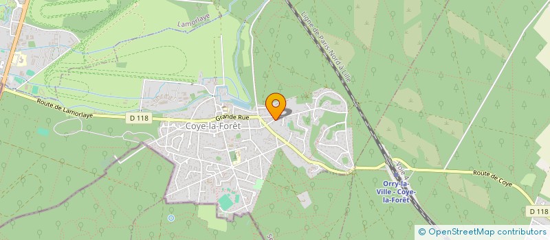 localisation de l'entreprise MEETAKA  COYE-LA-FORET