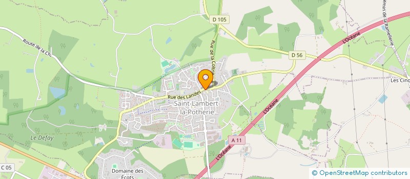 localisation de l'entreprise MEETHYS  SAINT-LAMBERT-LA-POTHERIE