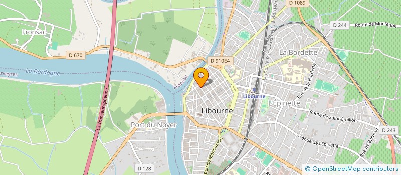 localisation de l'entreprise MEETING CAFE à LIBOURNE