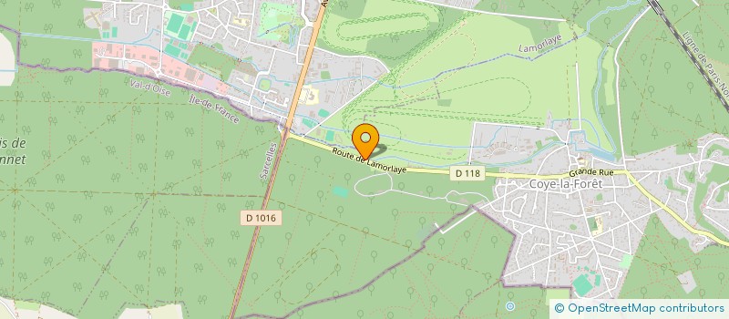 localisation de l'entreprise MEETING ORGA ASSISTANCE  COYE-LA-FORET