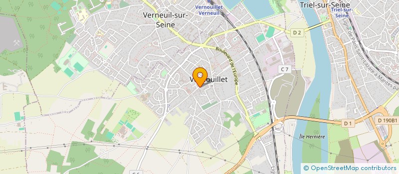 localisation de l'entreprise MEETINGS & EVENTS 4 YOU à VERNOUILLET