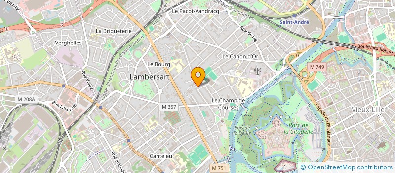 localisation de l'entreprise MEETINGS - TRAVEL à LAMBERSART