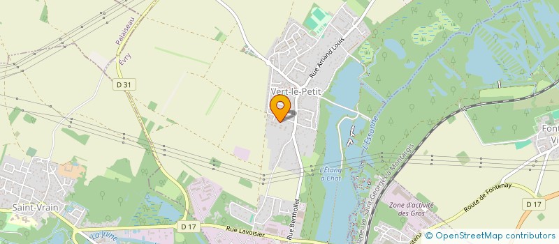 localisation de l'entreprise MEEV  VERT-LE-PETIT