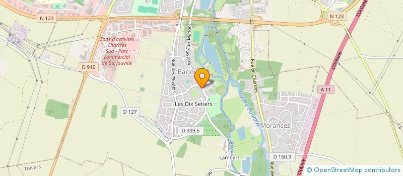 localisation de l'entreprise MEF à BARJOUVILLE