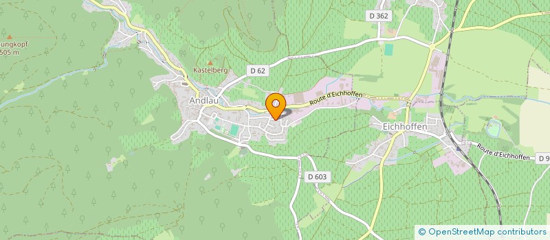 localisation de l'entreprise MEF.MP  ANDLAU