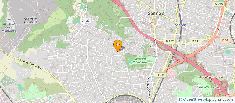 localisation de l'entreprise MEF URBANRIDE  ARGENTEUIL