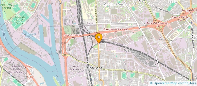 localisation de l'entreprise MEFA CONSTRUCTION  SAINT-FONS