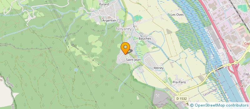 localisation de l'entreprise MEFASO à NOYAREY