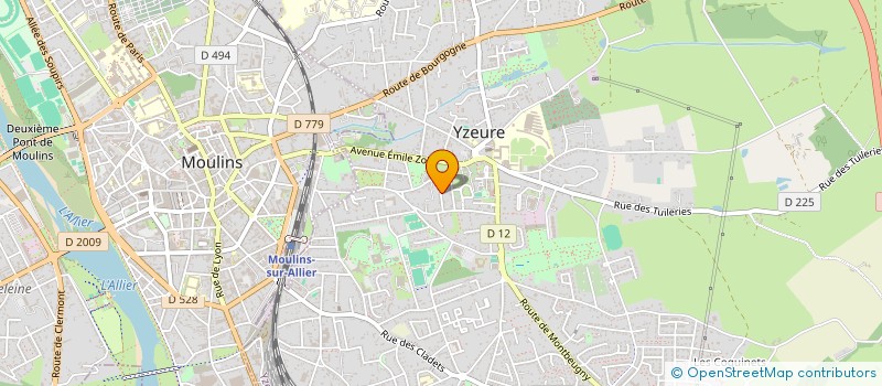 localisation de l'entreprise MEFB  TOULON-SUR-ALLIER