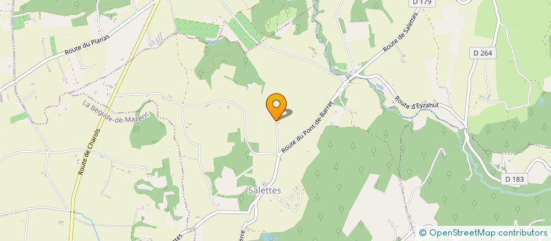 localisation de l'entreprise MEFFRE MACONNERIE  SALETTES