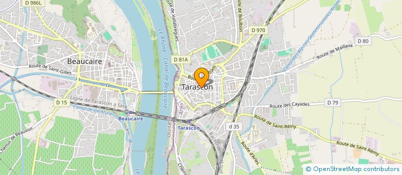 localisation de l'entreprise MEFFRE PIERRE ET FABRE MEFFRE à TARASCON