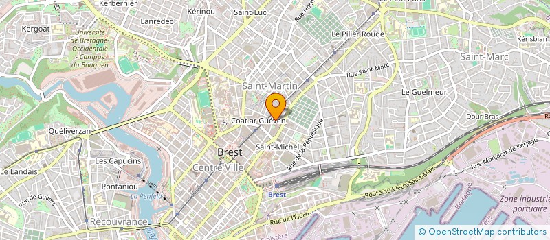localisation de l'entreprise MEFIER à BREST
