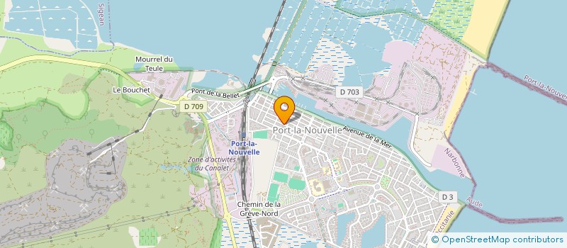 localisation de l'entreprise MEFISTO TE  PORT-LA-NOUVELLE