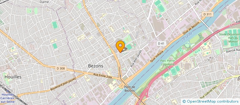 localisation de l'entreprise MEFRA  BEZONS