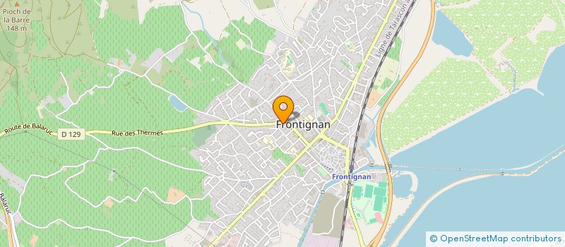 localisation de l'entreprise MEFRONCA à FRONTIGNAN