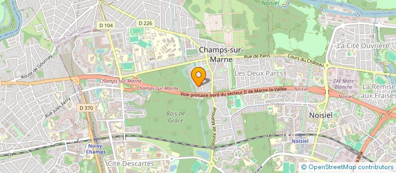 localisation de l'entreprise MEFSA VTC  CHAMPS-SUR-MARNE