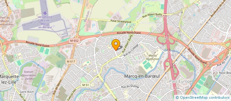 localisation de l'entreprise MEFTAH à MARCQ-EN-BARŒUL