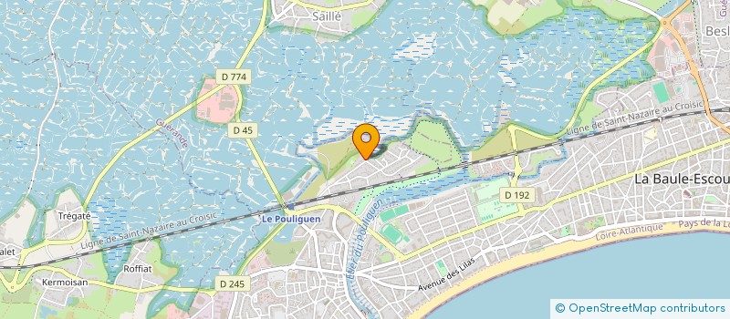 localisation de l'entreprise MEG  LE POULIGUEN