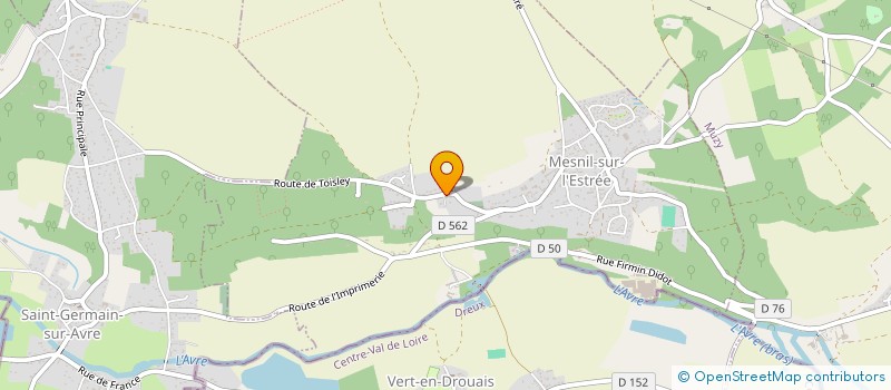 localisation de l'entreprise MEG  MESNIL SUR L'ESTREE