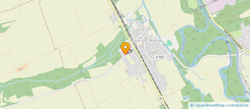 localisation de l'entreprise MEG  LOISY-SUR-MARNE