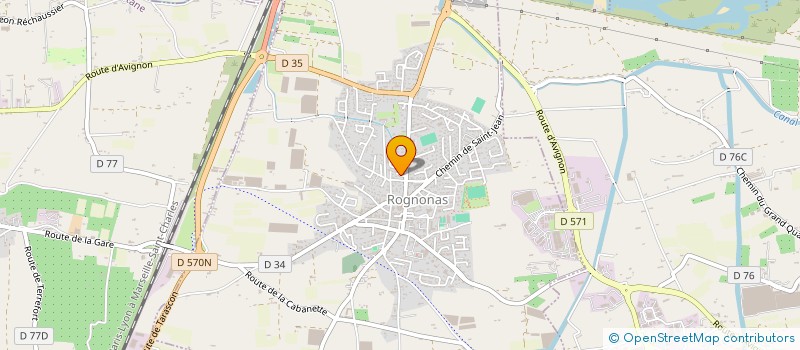 localisation de l'entreprise MEG'ACADEMIE  ROGNONAS