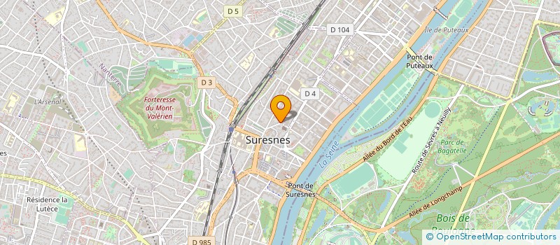 localisation de l'entreprise MEG CROZAT à SURESNES