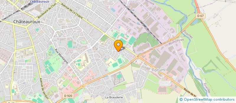 localisation de l'entreprise MEG OPTIONS à CHATEAUROUX