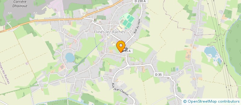 localisation de l'entreprise MEG PLOMBERIE CHAUFFAGE ELECTRICITE  FLINES-LEZ-RACHES