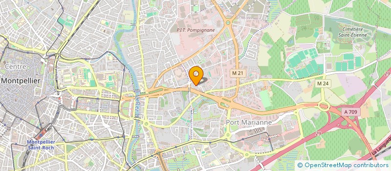 localisation de l'entreprise MEG SERVICES à MONTPELLIER