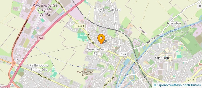 localisation de l'entreprise MEG2000  NEUVILLE-SAINT-REMY