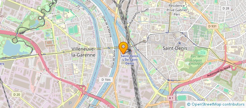 localisation de l'entreprise MEGA  SAINT-DENIS