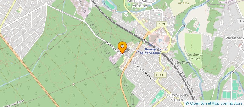 localisation de l'entreprise MEGA  QUINCY-SOUS-SENART