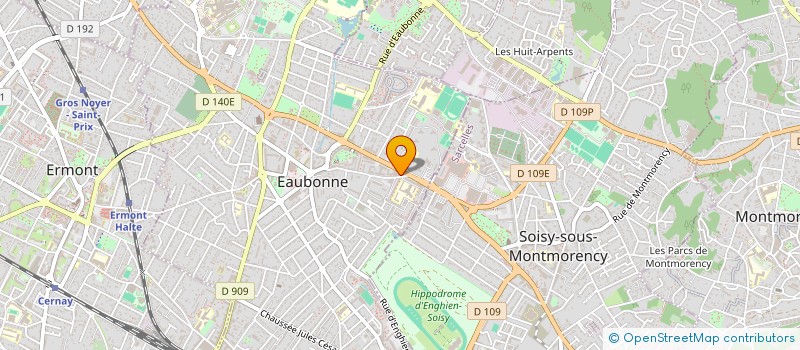 localisation de l'entreprise MEGA à EAUBONNE